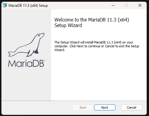 MariaDB Server installieren